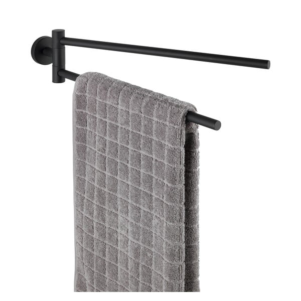 Sieninis iš nerūdijančio plieno rankšluosčio laikiklis matinės juodos spalvos Bosio – Wenko-image-2