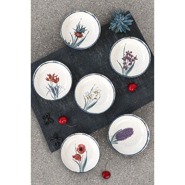 6 keraminių desertinių lėkščių rinkinys My Ceramic, ø 13 cm-image-1