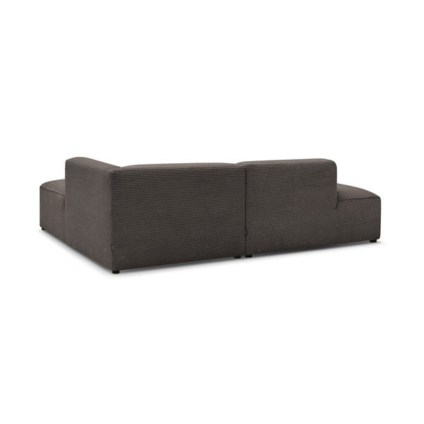 Rudos spalvos iš kordinio velveto modulinė kampinė sofa (su dešiniuoju kampu/„L“ formos) Megeve – Bobochic Paris-image-4