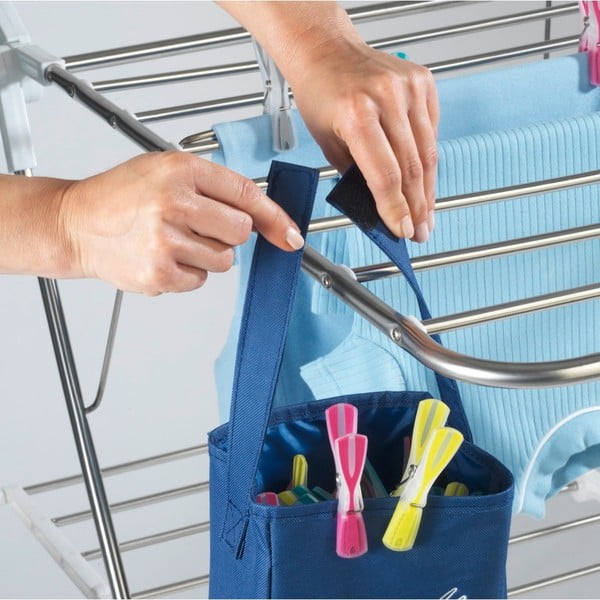 Mėlynas Wenko Peg kabantis krepšys skalbiniams-image-2