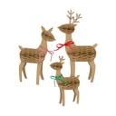 Kalėdinės statulėlės 3 vnt. Reindeer Family – Meri Meri