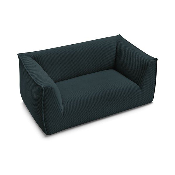 Tamsiai mėlynos spalvos sofa iš kordinio velveto 170 cm Giorgia – Bobochic Paris-image-3
