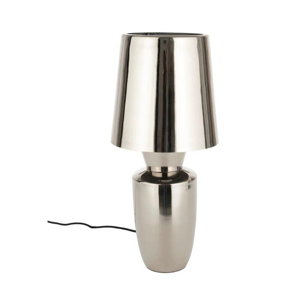 Sidabrinės spalvos iš metalo stalinis šviestuvas (aukštis 42 cm) su metaliniu gaubtu Classy – Zuiver