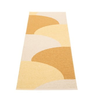 Ochros spalvos lauko kilimas 70x180 cm Hill Ochre Pale Yellow – Pappelina
