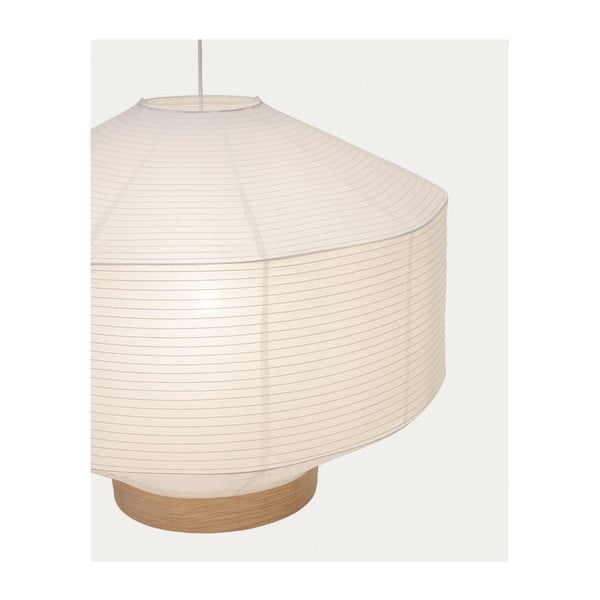Šviestuvo gaubtas baltos spalvos ø 80 cm Hila – Kave Home-image-3