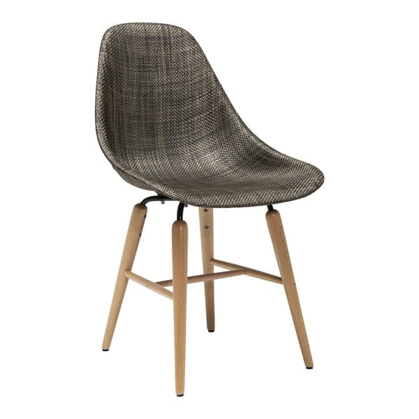 4 rudų valgomojo kėdžių rinkinys "Kare Design Forum Wood