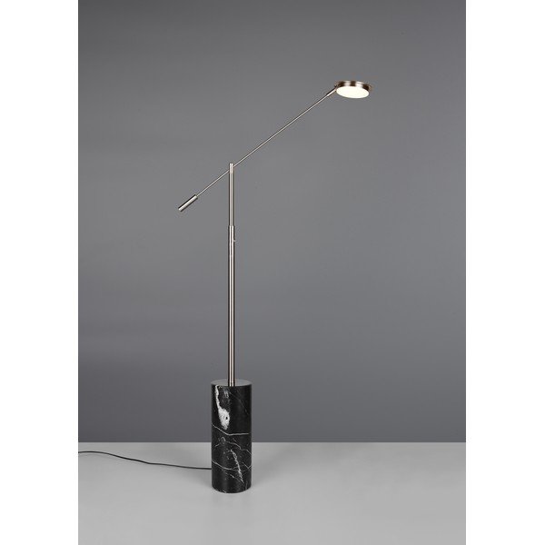 Juodos spalvos/sidabrinės spalvos pastatomas šviestuvas LED (aukštis 145 cm) Fiore – Trio Select-image-1