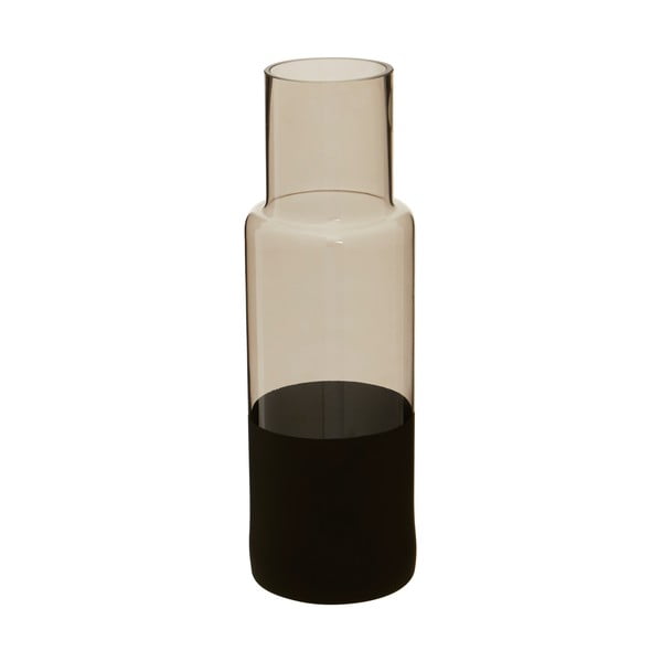 Stiklinė vaza su juodomis detalėmis Premier Housewares Cova, 30 cm aukščio