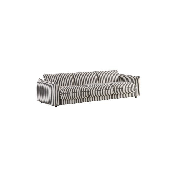Juodos ir baltos spalvos sofa 264 cm Molton – Jotex