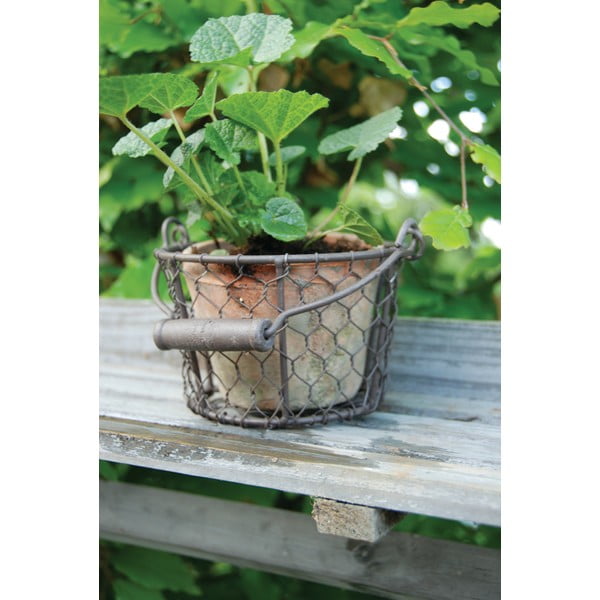 Iš terakotos rankų darbo vazonas ø 12 cm – Esschert Design-image-1