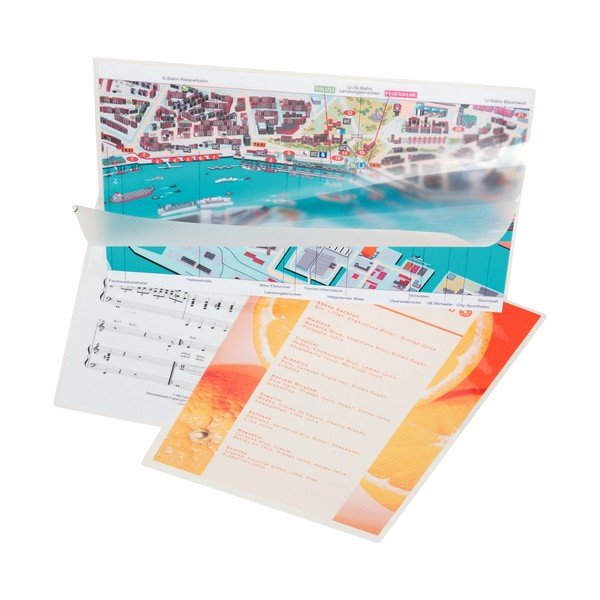 100 Leitz laminavimo įmaučių rinkinys, A4, 125 mikronų-image-1