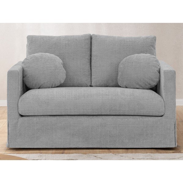 Šviesiai pilkos spalvos sofa 140 cm Paphos – Ropez-image-3