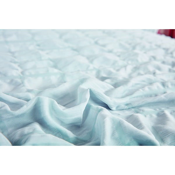 Iš banguotos tekstūros viengulė patalynė šviesiai pilkos spalvos 140x200 cm Naomi – My House-image-3