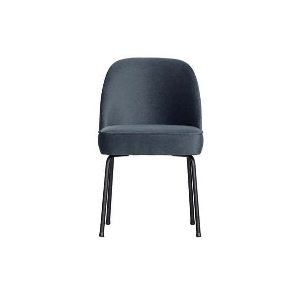 Valgomojo kėdės iš aksomo mėlynos spalvos 2 vnt. Vogue – BePureHome