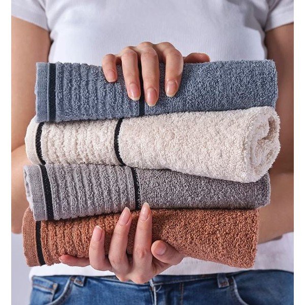 Rankšluosčiai iš medvilnės 4 vnt. 40x70 cm – Mila Home-image-3