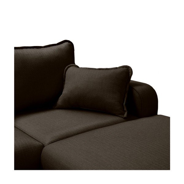 Juoda kampinė sofa (dešinysis kampas) Beata - Ropez-image-1