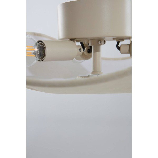 Kreminės spalvos iš popieriaus lubinis šviestuvas ø 60 cm Monshi – Jotex-image-4