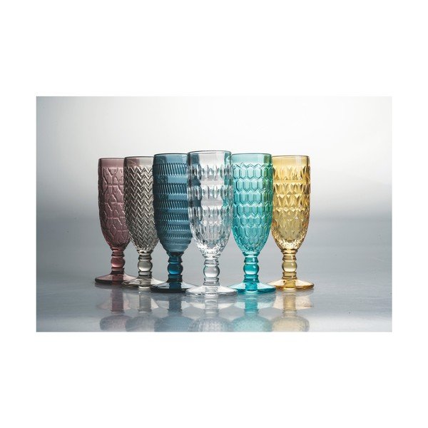 6 vnt. stiklinių rinkinys 0,16 l Geometrie - VDE Tivoli 1996-image-1