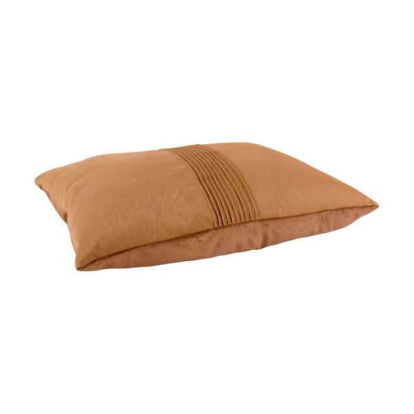 Karamelinės spalvos pagalvė PT Living Leather Look, 50 x 30 cm-image-3
