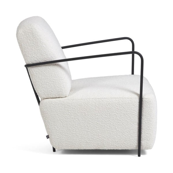 Baltas fotelis Gamer - Kave Home-image-2