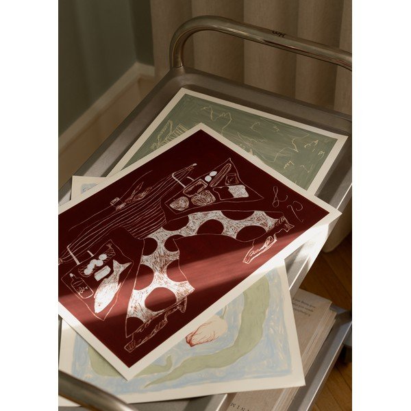 Plakatas 70x50 cm Sam Shopping – Lucia Tuffley – The Poster Club-image-1