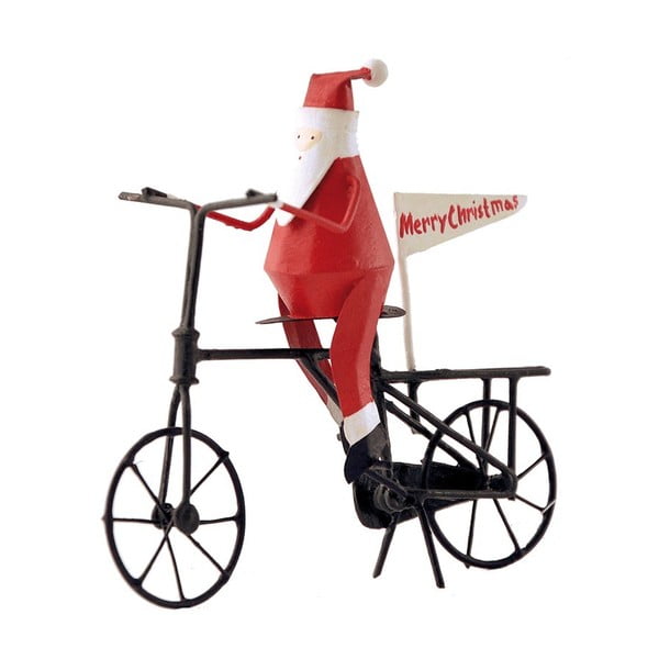 Kalėdinė dekoracija G-Bork Santa on Bike