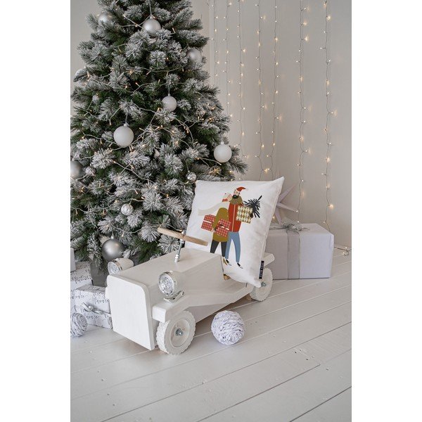 Dekoratyvinis pagalvės užvalkalas su Kalėdų motyvu 45x45 cm Christmas Couple – Butter Kings-image-2
