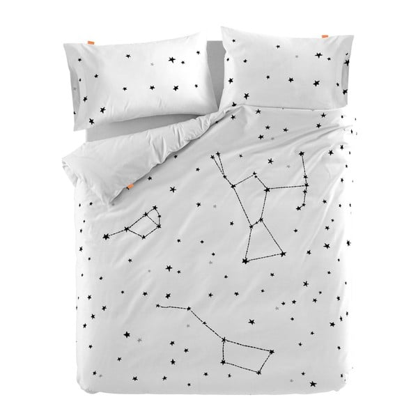 Medvilninis antklodės užvalkalas Blanc Constellation, 220 x 240 cm