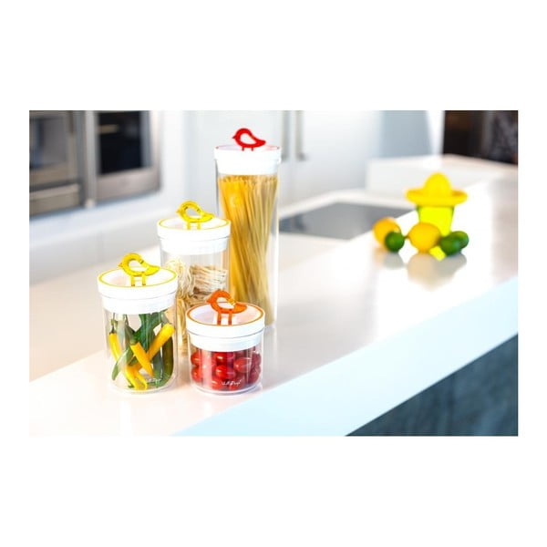 Geltonos spalvos dėžutė Vialli Design Livio, 400 ml-image-1