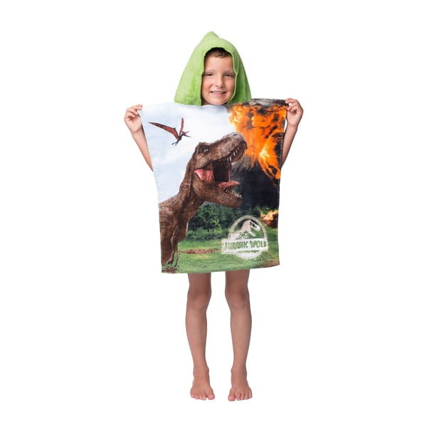 Iš medvilnės vaikiškas pončas 3-8 metai Jurassic World "Volcano" – Jerry Fabrics-image-1
