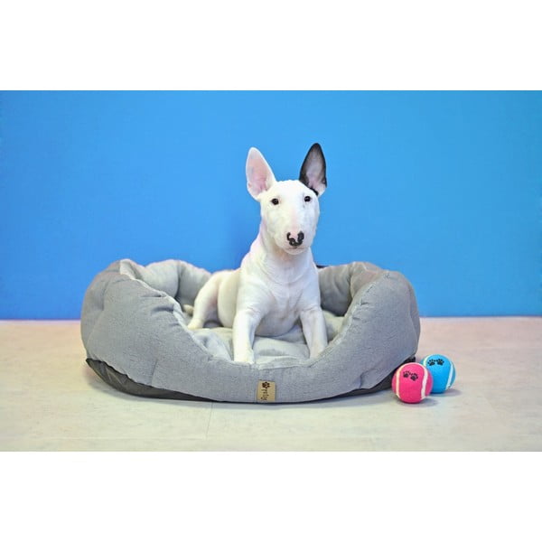 Pilka vilnonė lova 65x50 cm Alík - Petsy-image-1