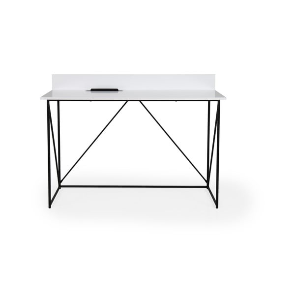 Baltas darbo stalas Tenzo Tell, 120 x 48 cm