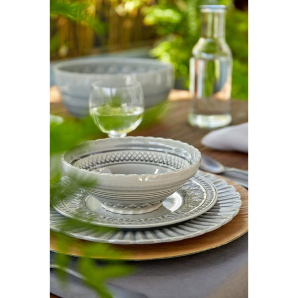 Pilka akmens masės lėkštė Costa Nova Cristal, ⌀ 28 cm-image-3