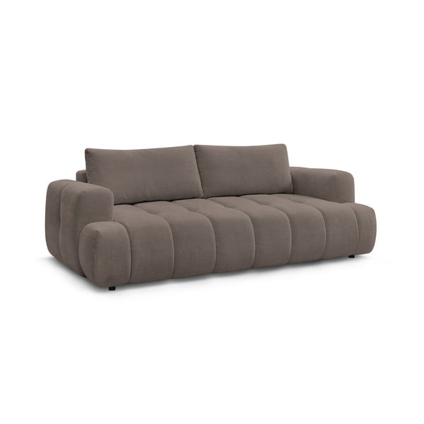 Taupe spalvos sulankstoma/su sandėliavimo vieta sofa 251 cm Fuji – Bobochic Paris-image-3