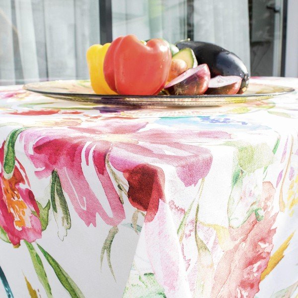 Medvilninė staltiesė Happy Friday Basic Pink Bloom, 150 x 150 cm-image-1