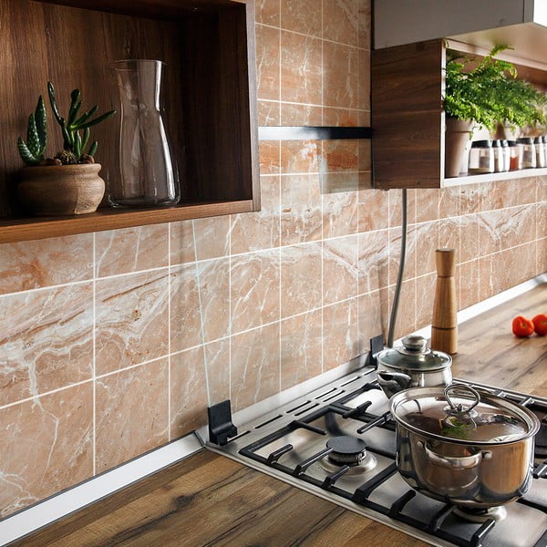 Lipdukų rinkinys plytelėms 24 vnt. 15x15 cm Marble Tiles Torino - Ambiance-image-4