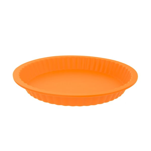 Oranžinė silikoninė torto forma "Orion Baker", ø 27 cm