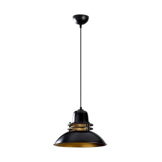 Juodas pakabinamas šviestuvas Opviq lights Berceste, ø 34 cm