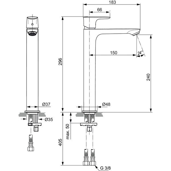 Čiaupas Connect Air – Ideal Standard-image-3