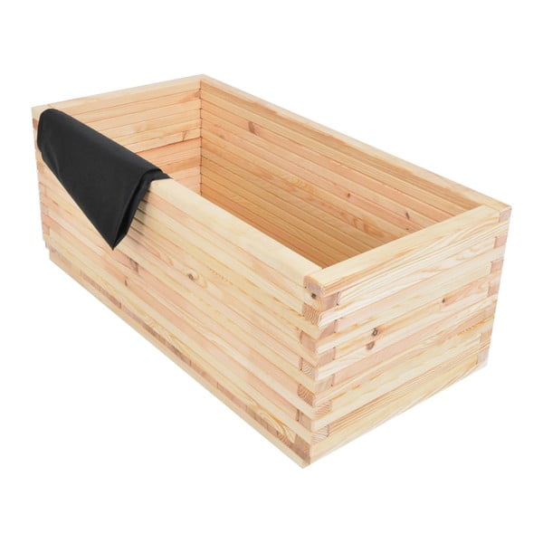 Iš medienos vazonas gėlėms 100 cm Maxi – Rojaplast-image-3