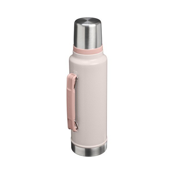 Šviesiai rožinės spalvos iš nerūdijančio plieno termosas 1,4 l Legendary Classic Bottle Hammertone Rose Quartz – Stanley-image-2