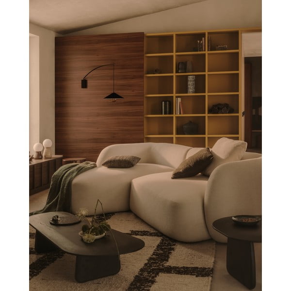 Juodos spalvos sieninė lempa ø 35 cm Kally – Kave Home-image-1