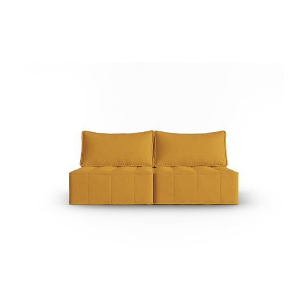 Sofa geltonos spalvos 160 cm Mike – Micadoni Home