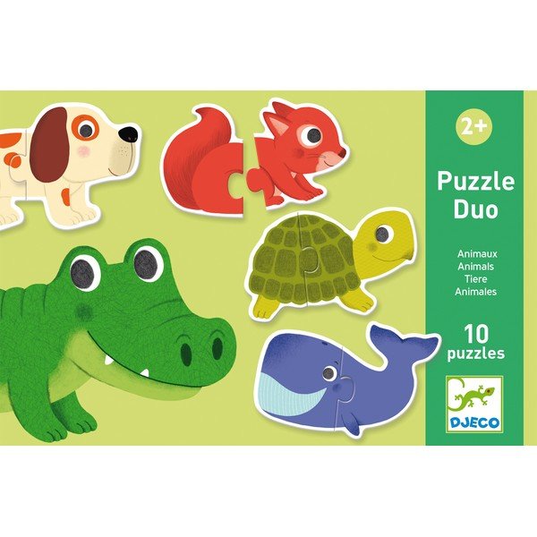 Dėlionė vaikams Djeco Duo Animals-image-1