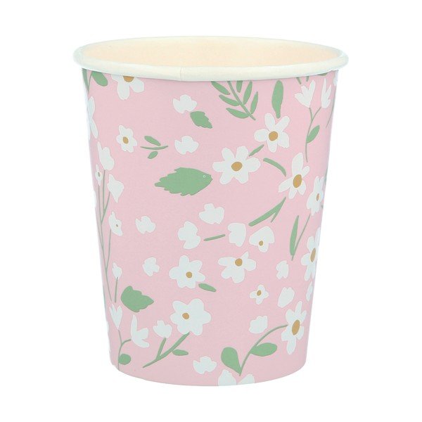 Iš popieriaus vienkartiniai puodeliai 12 vnt. Ditsy – Meri Meri-image-2