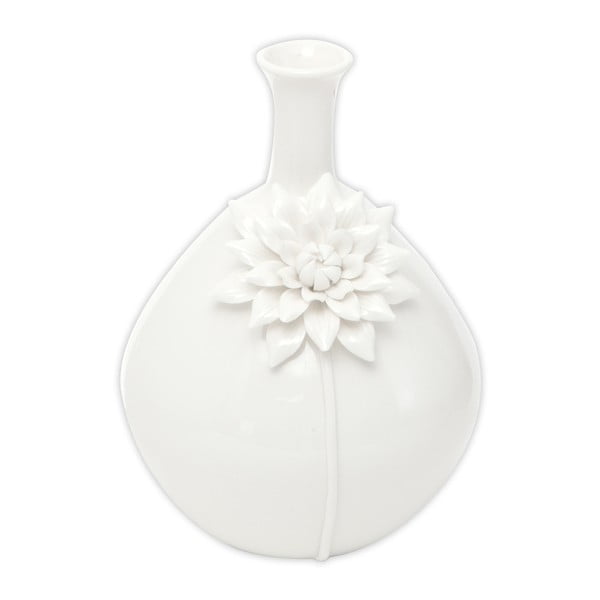 Balto porceliano vaza "Mauro Ferretti Sunflower", aukštis 25,5 cm