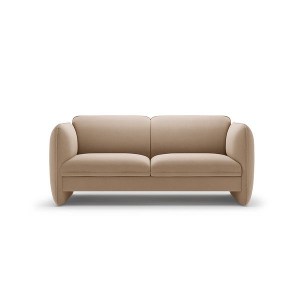 Rudos spalvos sofa iš velveto 168 cm Georgia – Micadoni 