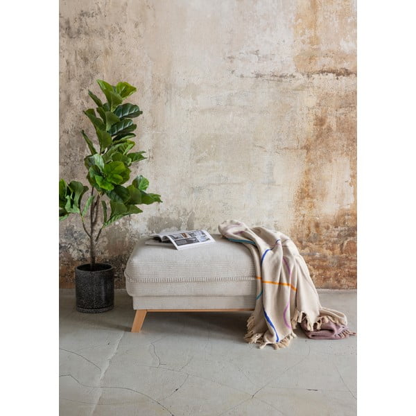 Iš kordinio velveto taburetė žalios spalvos Tori – Bonami Selection-image-1