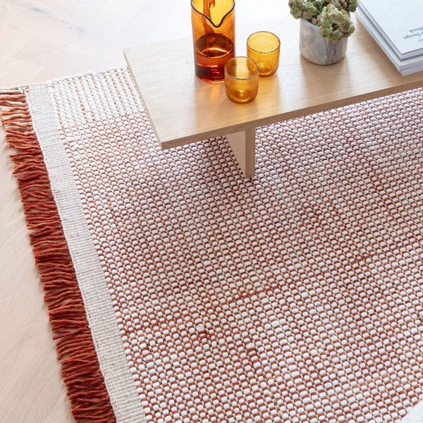 Rankų darbo iš vilnos kilimas rudos spalvos 160x230 cm Avalon – Asiatic Carpets-image-1