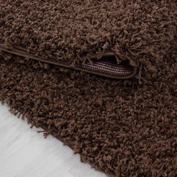 Tamsiai rudos spalvos apvalios formos kilimas ø 200 cm Life – Ayyildiz Carpets-image-1